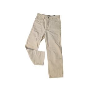 F.AM. Paris Straight Crop  White Jeans Size 28